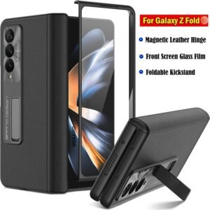 Hinge Protection Leather Case