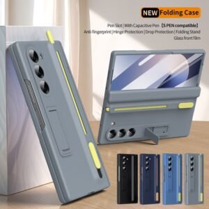 Flex Armor Ultra Hybrid Case Ultimate Protection with Hinge Protector, S Pen Slider, and Camera Protector with Tempered Glass