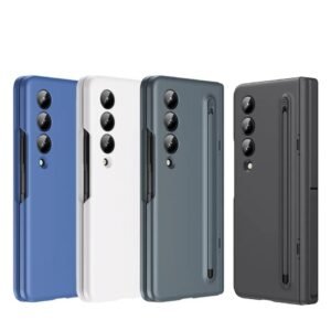 Magnetic Hinge Protection Case with S-Pen and Screen Protector