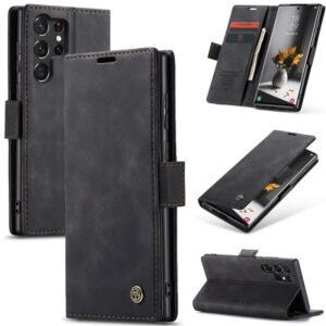Premium Magnetic Flip Leather case for Samsung S25 Ultra,S24 Ultra and S23 Ultra