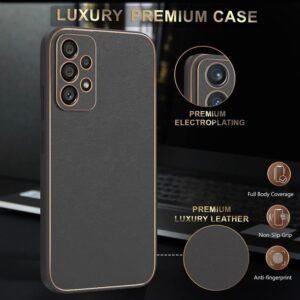 Gold Edge Leather Case