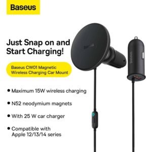 Baseus Magnetic Car Wireless Charger