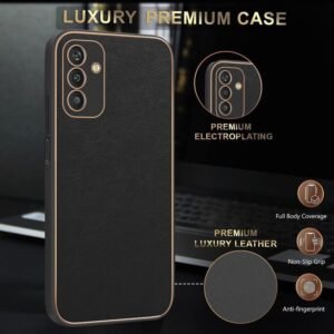 Gold Edge Leather Cover