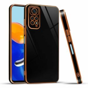 Luxury Gold Plated Electroplated Case For Xiaomi Redmi Note 11 Pro/11 Pro 5G Plus 6D Screen Protector