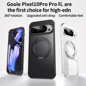 Frosted 360 Degree MagSafe Magnetic Holder Phone Case
