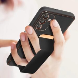 Magnetic Case with Stand Wrist Strap