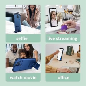 Stereoscopic Holder Sliding Camshield Phone Case