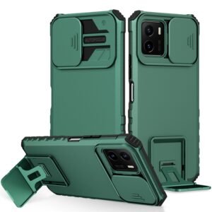 OPPO A76 and OPPO A96 Stereoscopic Holder Sliding Camshield Phone Case