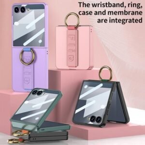 GKK Integrated Ultra-thin Shockproof Phone Case with Wrist Strap