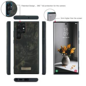 Luxury Leather Case Magnetic Hard Cover