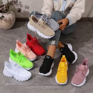 Low-top Women's Casual Running Shoes for Outdoor Vacations and Travel