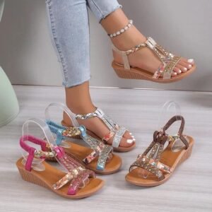 Bohemian Wedge Sandals Collection