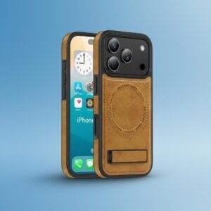 Premium Vegan Magnetic Leather case with Hidden Kickstand