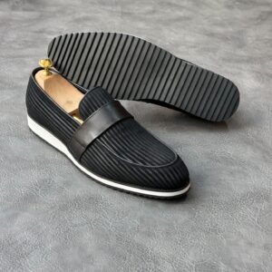 The Cord Stripe Loafer – Clean, literal and sophisticated.