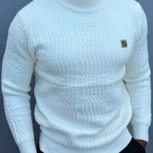 Snowcrest Premium Ripple-Knit Sweater