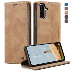 Premium Magnetic Flip Leather Case for Samsung A17,A27,A37 and 57
